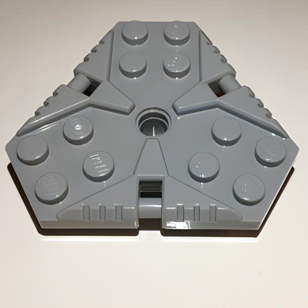 Плитка модифицированная Lego Plate, Modified 6 x 6 Hexagonal with Pin Hole 27255